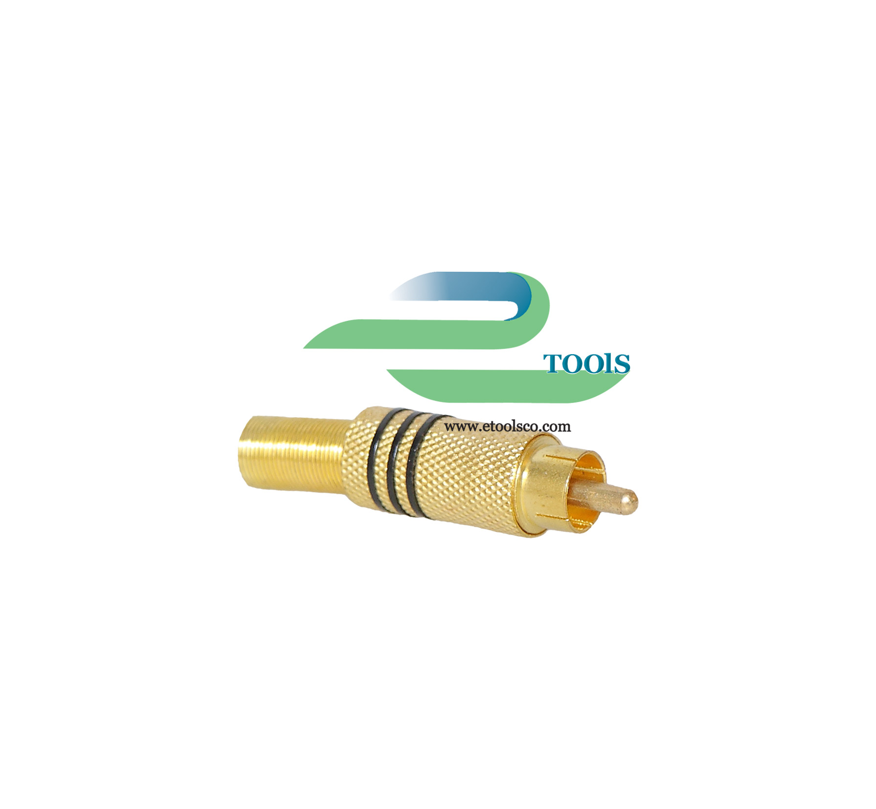 فیش طلایی AV سونی (خط مشکی)